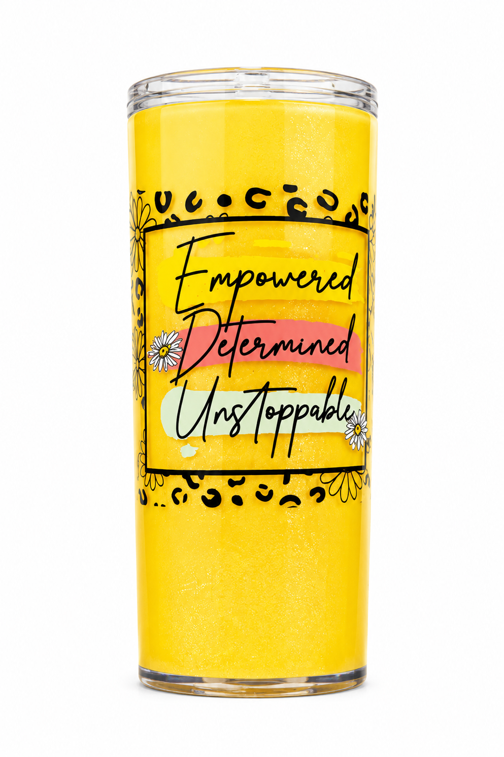 Empowered 24oz Snowglobe Tumbler