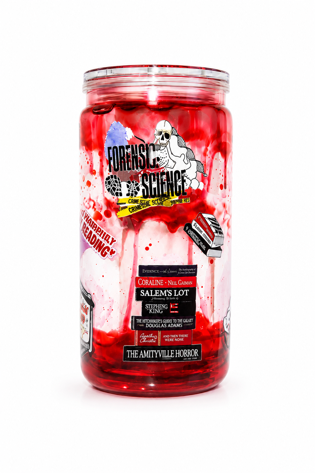 Forensic Horror 16oz Lava Flow Tumbler