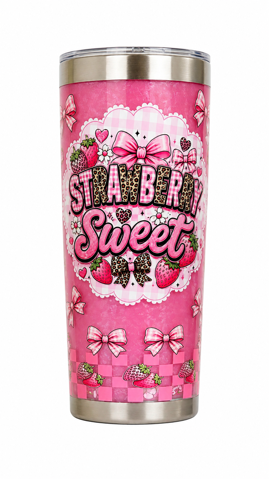 Strawberry Milkshake 20oz Insulated Tumbler