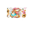 Alice in Wonderland UV DTF Decal - D002
