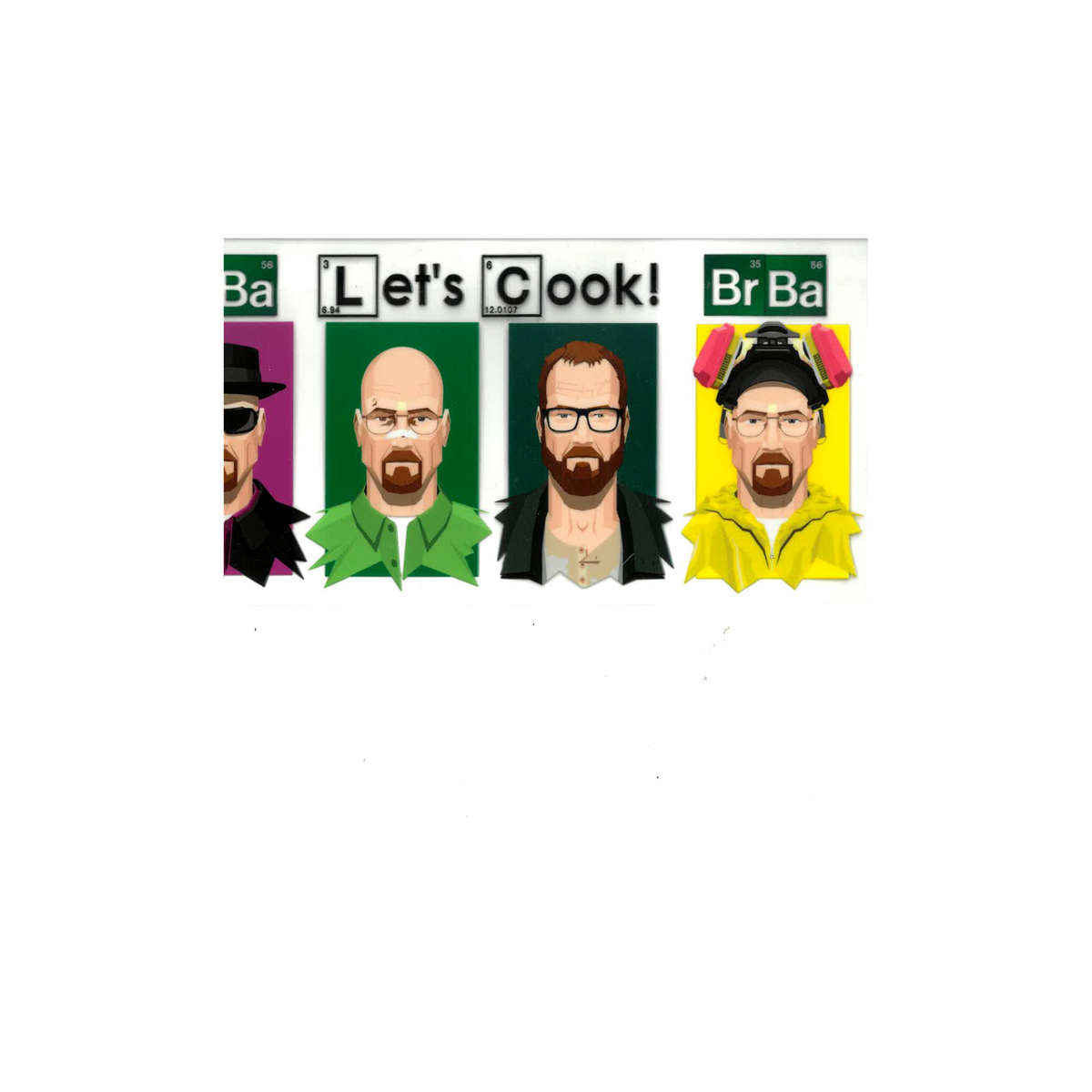 Breaking Bad Inspired UV DTF Decal - D095