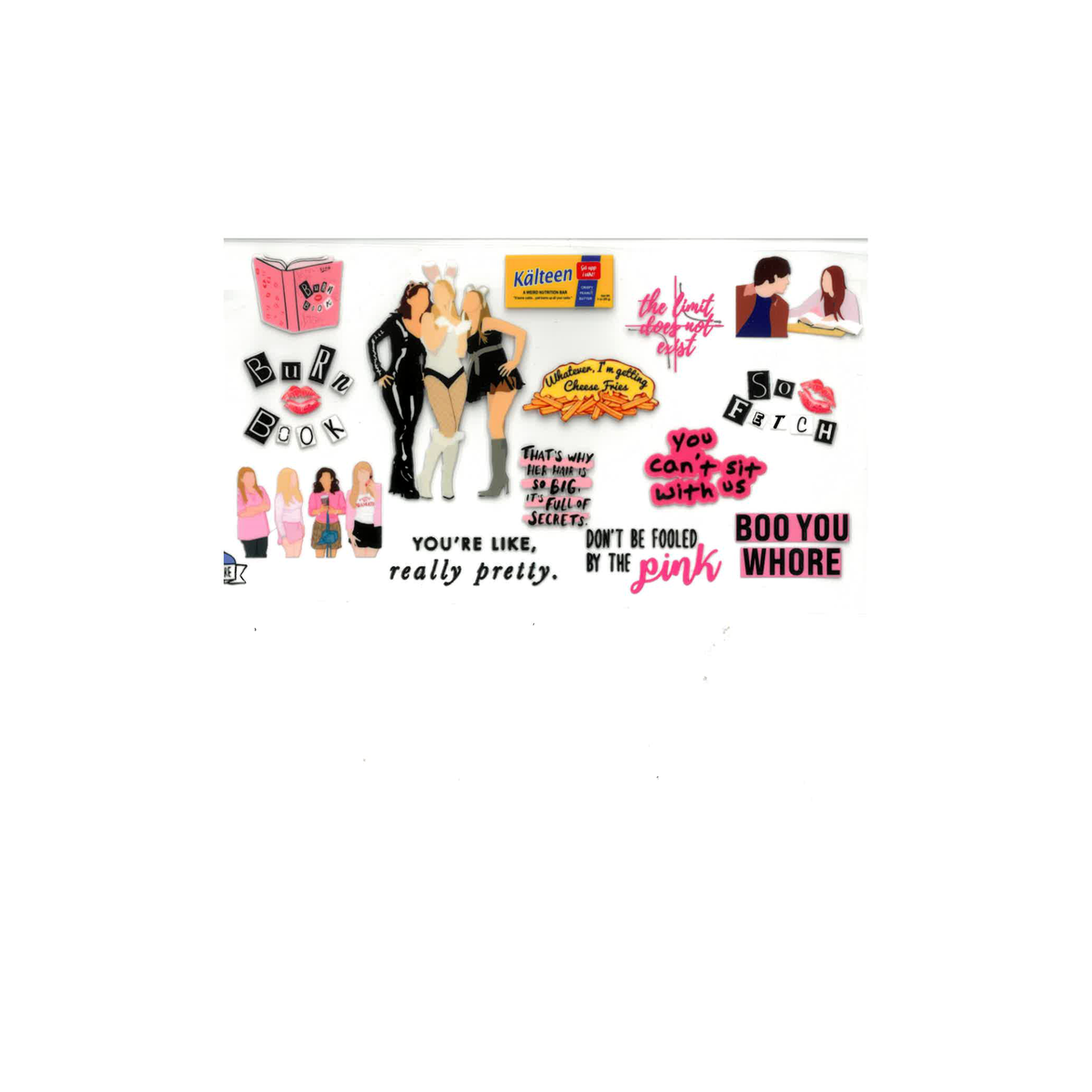 Mean Girls Inspired UV DTF Decal - D094