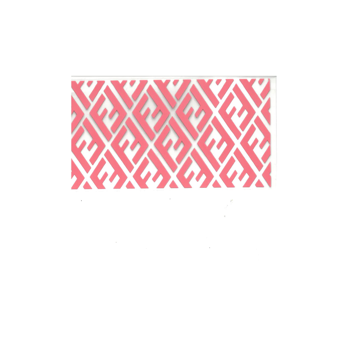 Fendi Print Inspired UV DTF Decal - D076