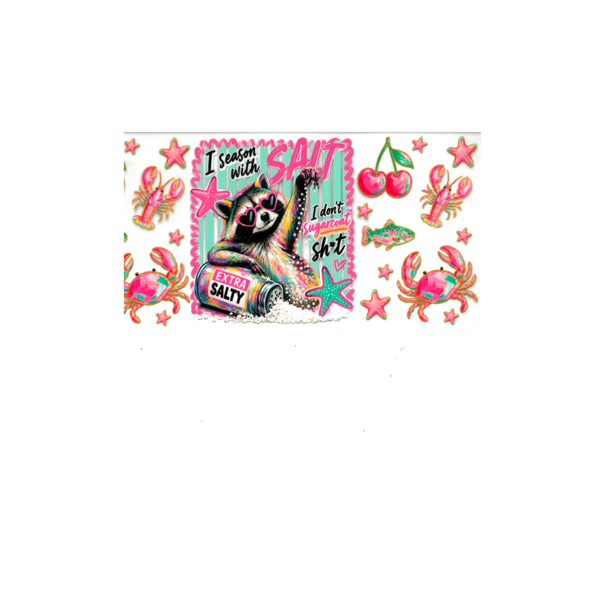 I Season With Salt UV DTF Decal - D056