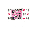 I’m Nicer Than My Face Looks UV DTF Decal - D048