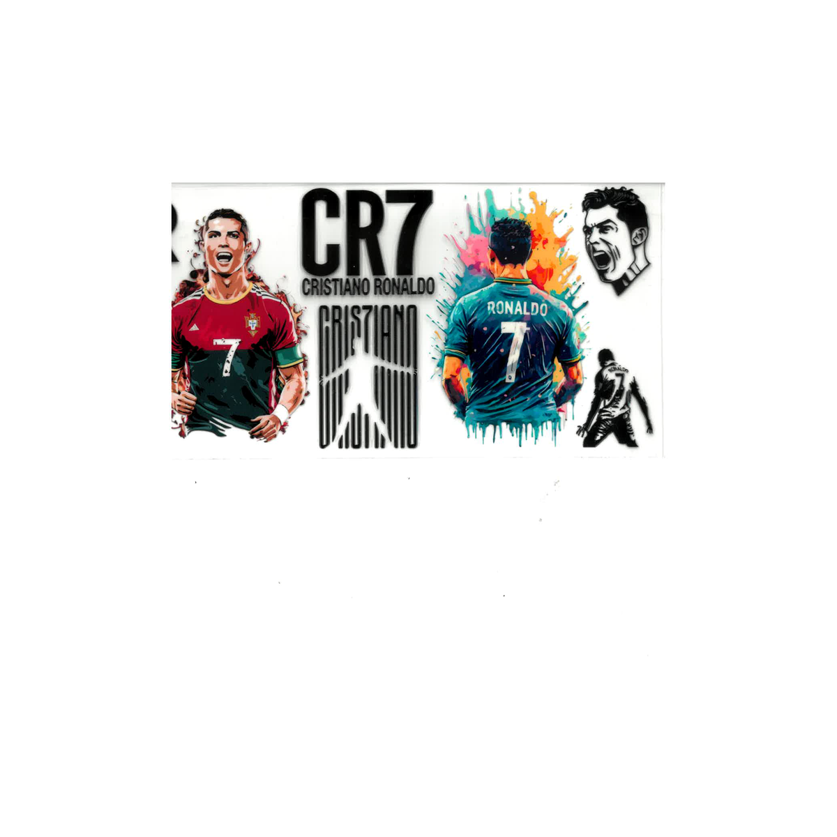 Christiano Ronaldo UV DTF Decal - D044