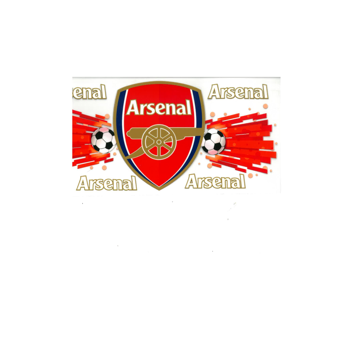 Arsenal UV DTF Decal - D033