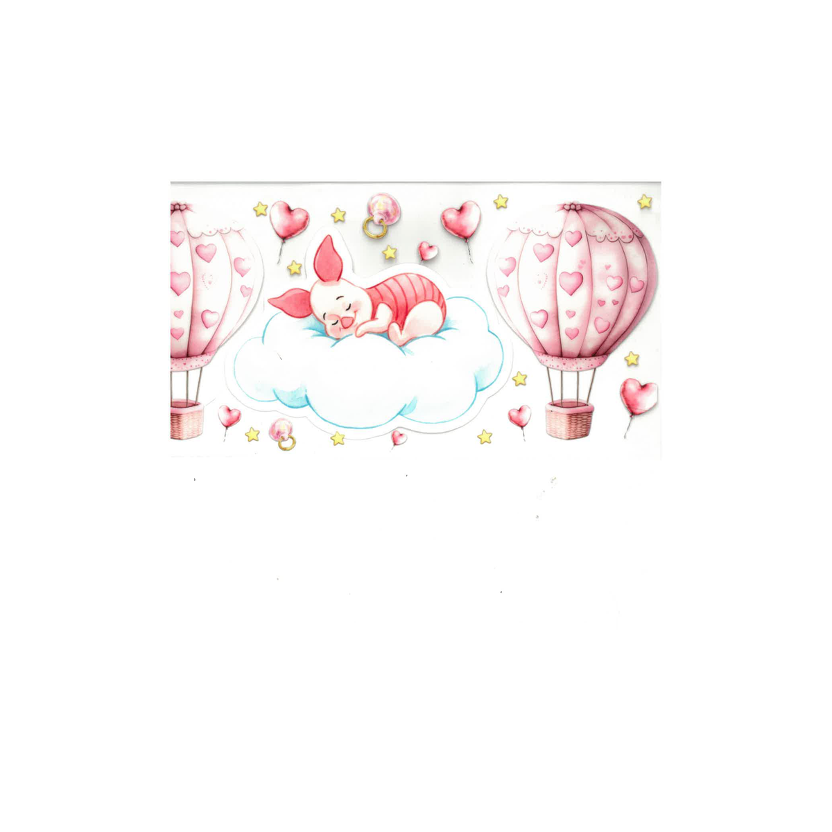 Piglet UV DTF Decal - D029