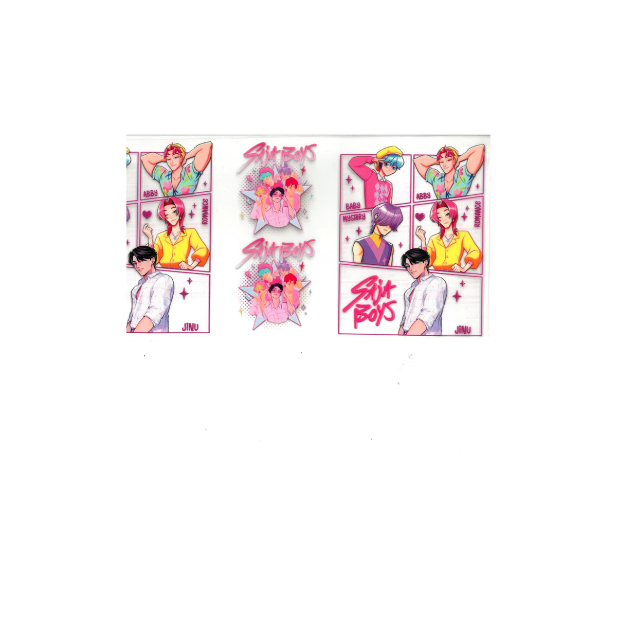 Saja Boys UV DTF Decal - D025