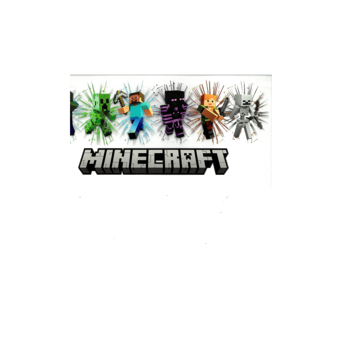 Minecraft UV DTF Decal - D016