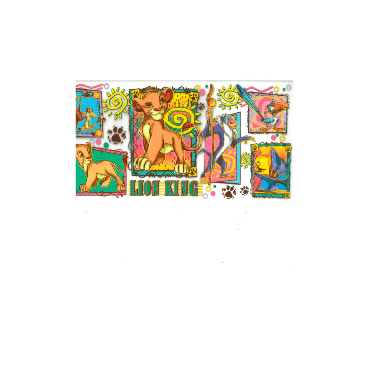 Lion King UV DTF Decal - D009