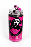Pink Horror 16oz Lava Drip - Decorated Lid
